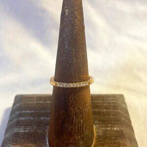 Petite Eternity Stacking Ring  Size 6